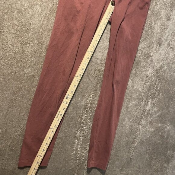 Sonoma Leggings Womens Medium Orange High Rise Full Length Soft Ankle Stretch - Picture 7 of 8